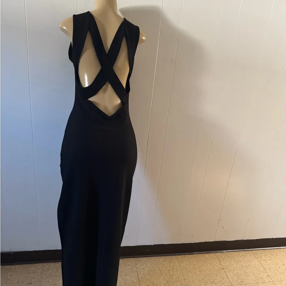 Open back slit maxi Dress size large - Picture 5 of 6